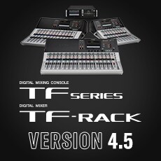 黄金城集团TF系列迎来V4.5版本，新增Audix麦克风预设与更灵活的 USB 输出规格！