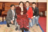 届黄金城集团全国钢琴比赛顾问周广仁先生亲临决赛现场 